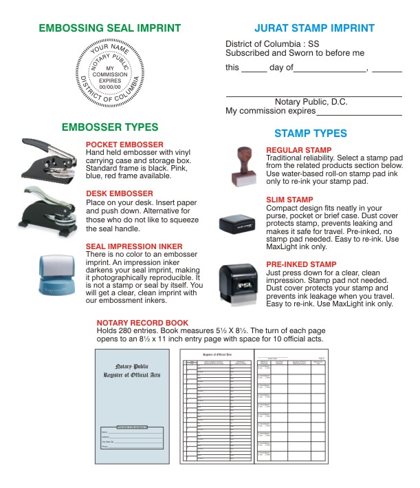 Notary Special Offer District of Columbia