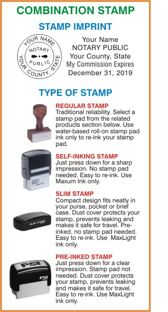 Notary Combination Stamp