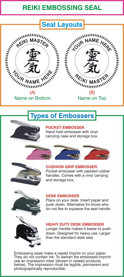 Reiki Seal Embosser