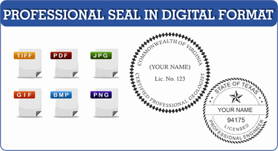 Professional Engineer Digital Seals