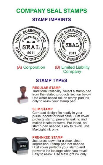 Corporate Stamp Seals