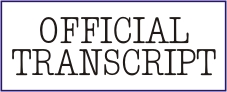 Official Transcript Stamp