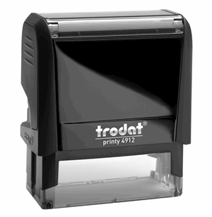 eco black custom self inking stamps