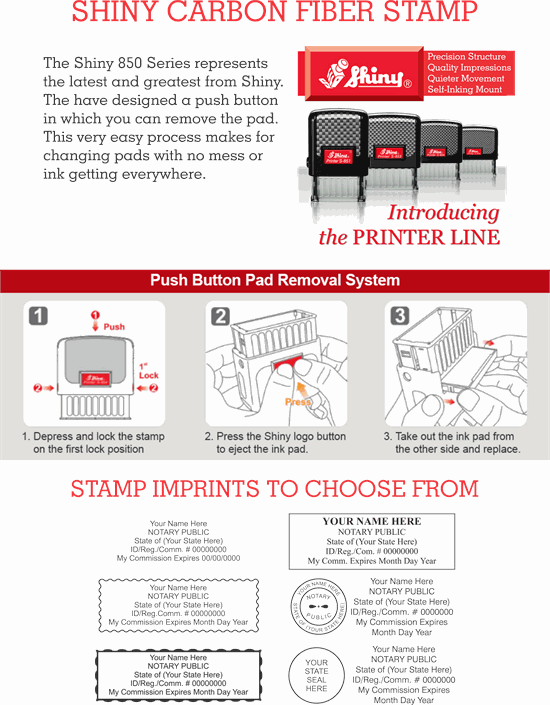 Self-Inking Notary Stamp